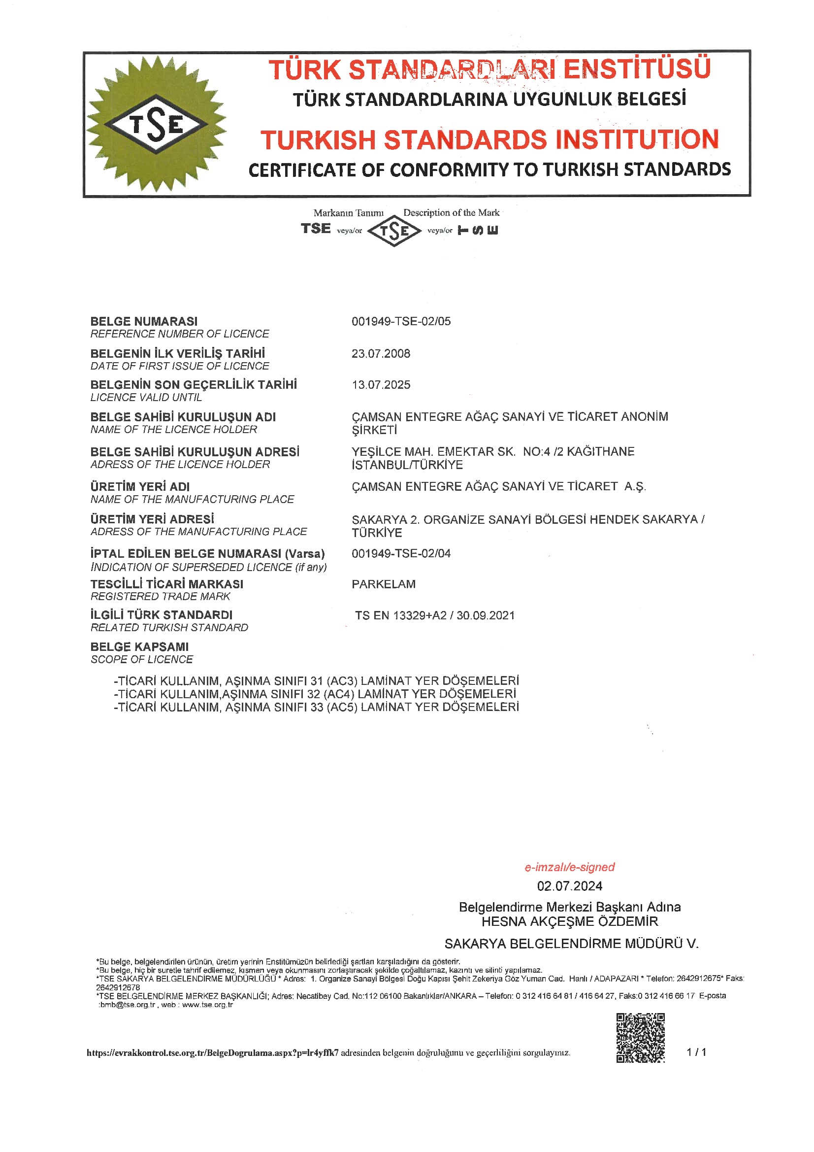 tsEn13329Parkelam
